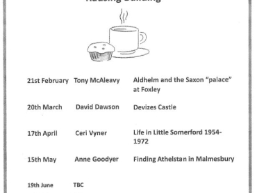 Athelstan Museum- Teatime Talks 2024
